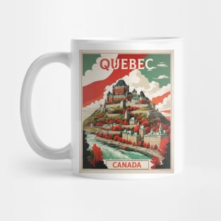 Quebec Canada Vintage Poster Tourism 1 Mug